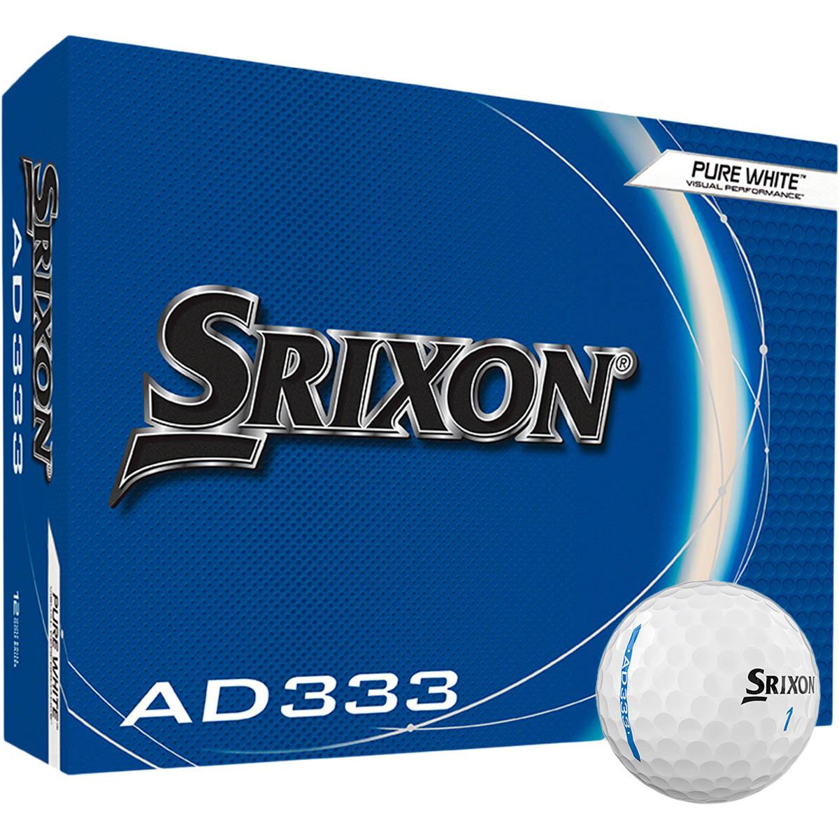 Srixon AD333 12-Pack Golfbolde White