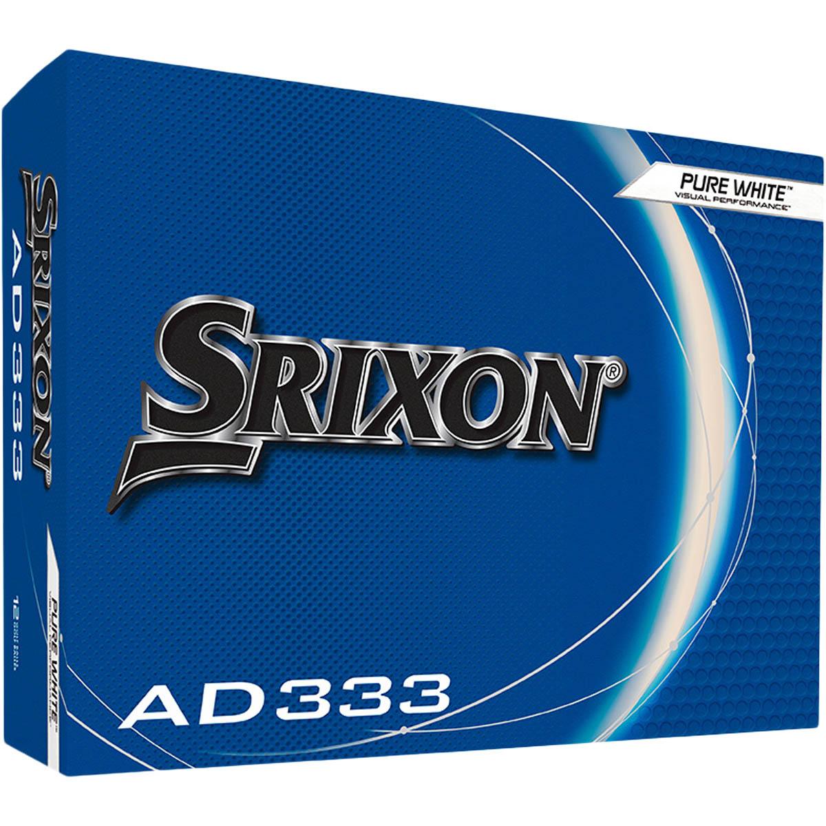 Srixon AD333 12-Pack Golfbolde White