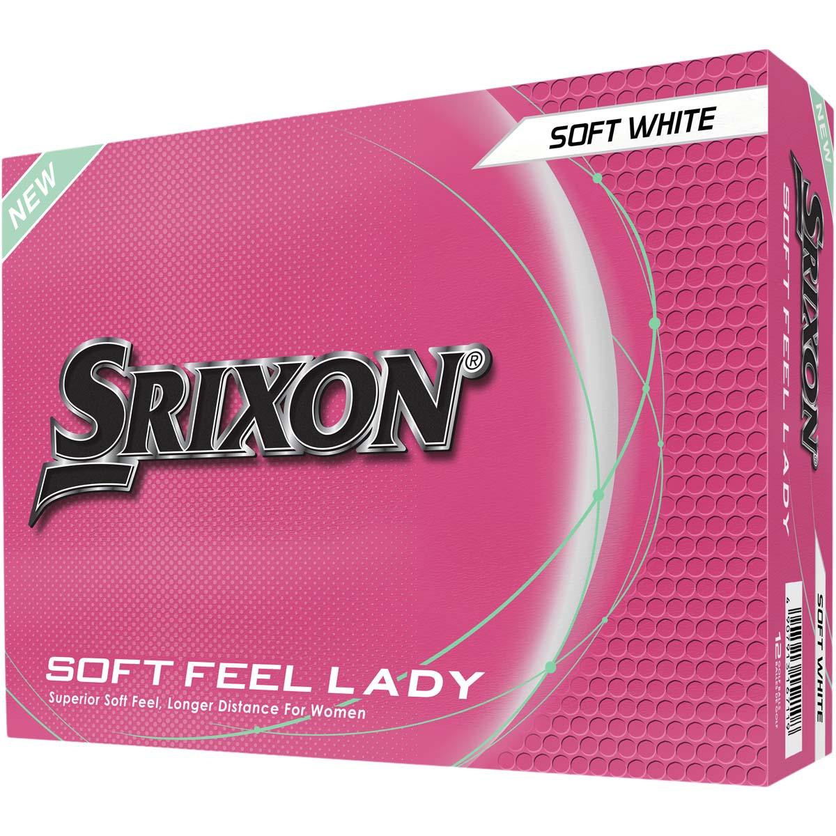 Srixon Soft Feel Lady 9 12-Pack Golfbolde White