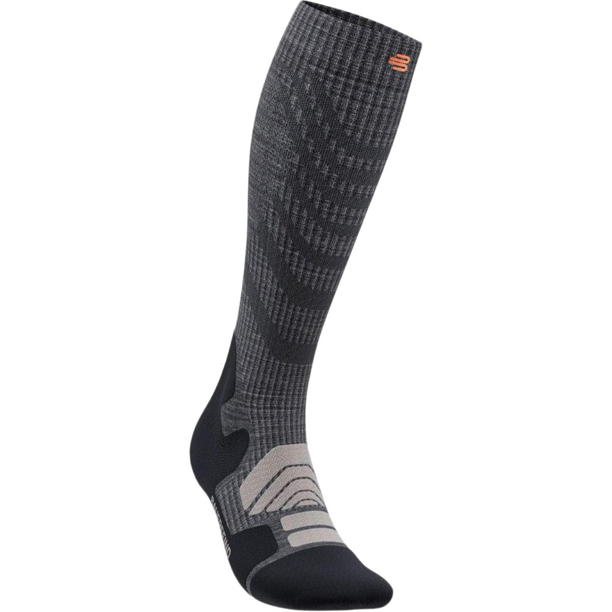 Bauerfeind Outdoor Merino Kompressionsstrømper Herre Lava grey