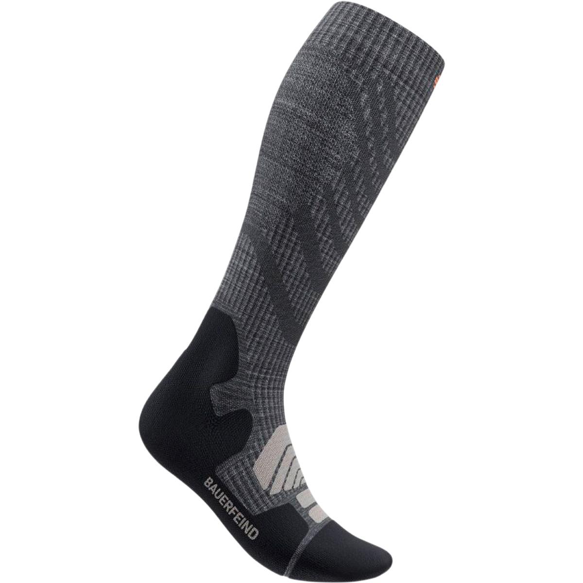 Bauerfeind Outdoor Merino Kompressionsstrømper Herre Lava grey