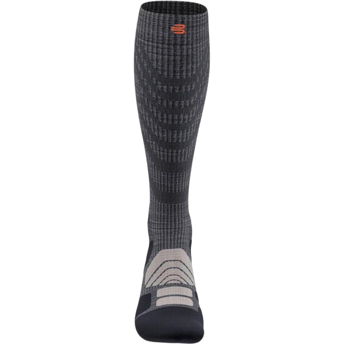 Bauerfeind Outdoor Merino Kompressionsstrømper Herre Lava grey