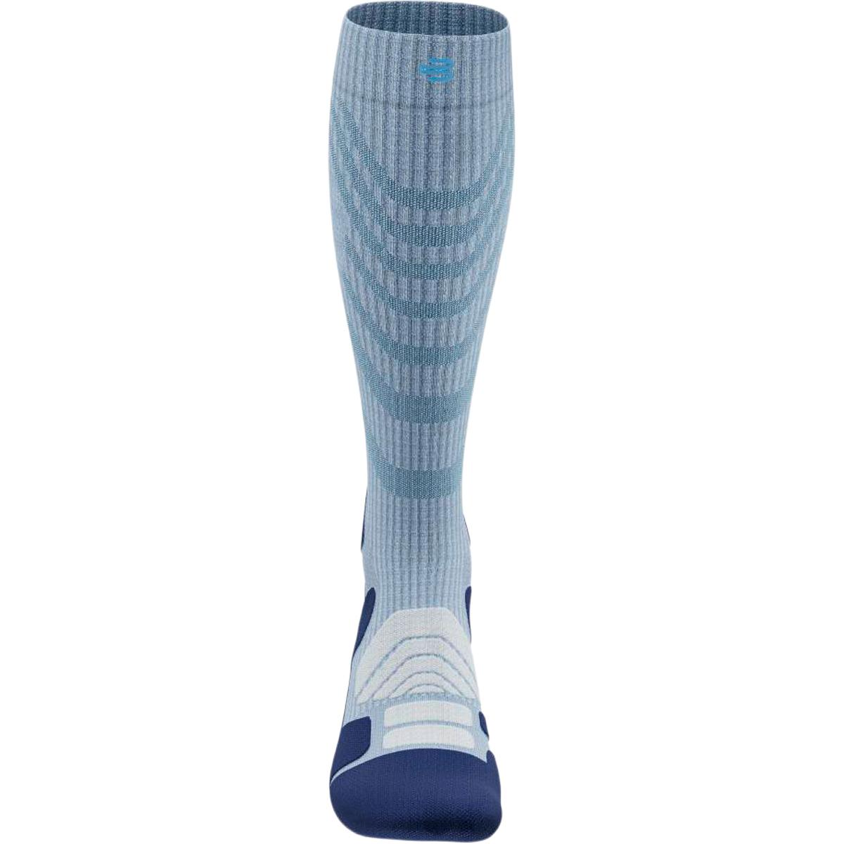 Bauerfeind Outdoor Merino Kompressionsstrømper Dame Sky blue