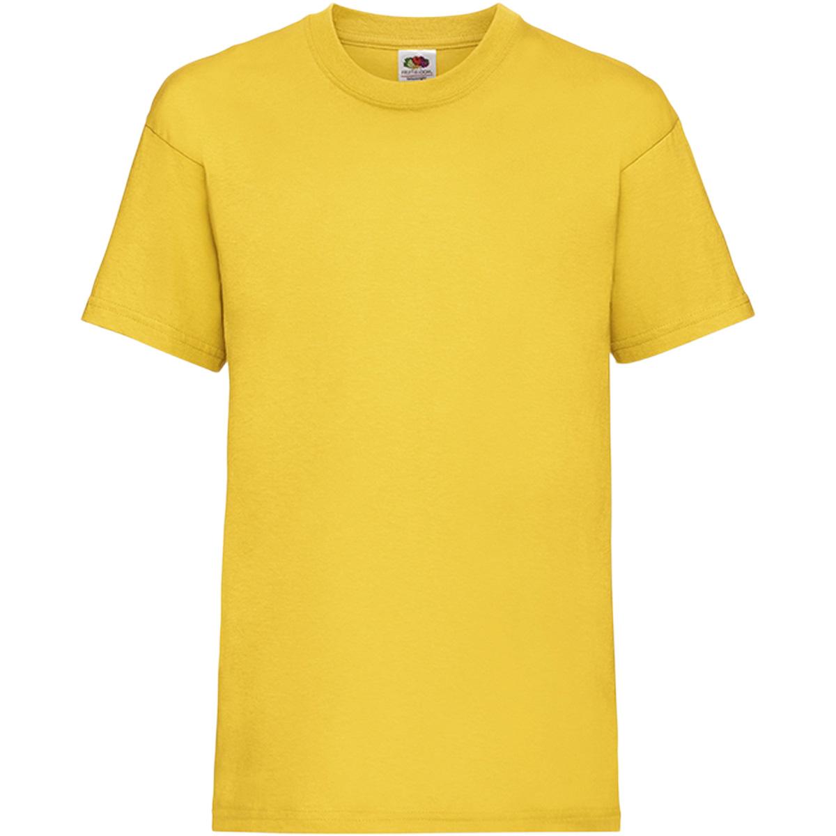Fruit Of The Loom Value Weight T-shirt Børn Sunflower