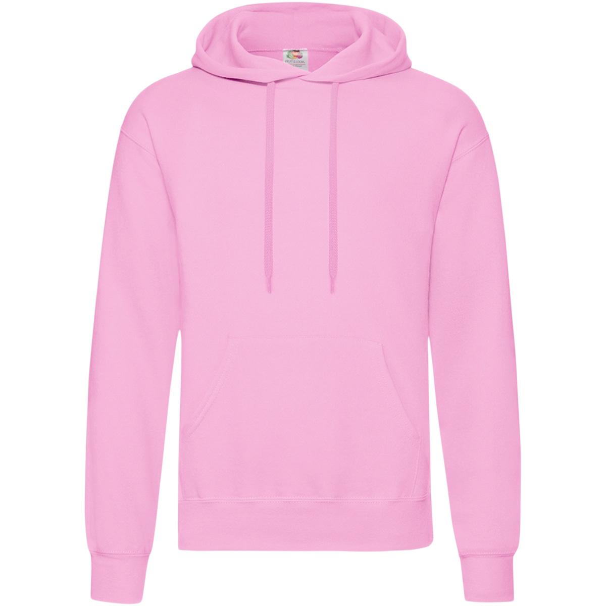 Fruit Of The Loom Classic Hættetrøje Unisex Light pink