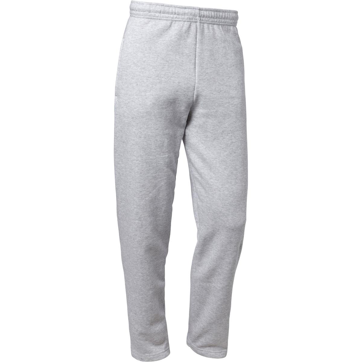 Fruit Of The Loom Open Hem Joggebukser HEATHER GREY