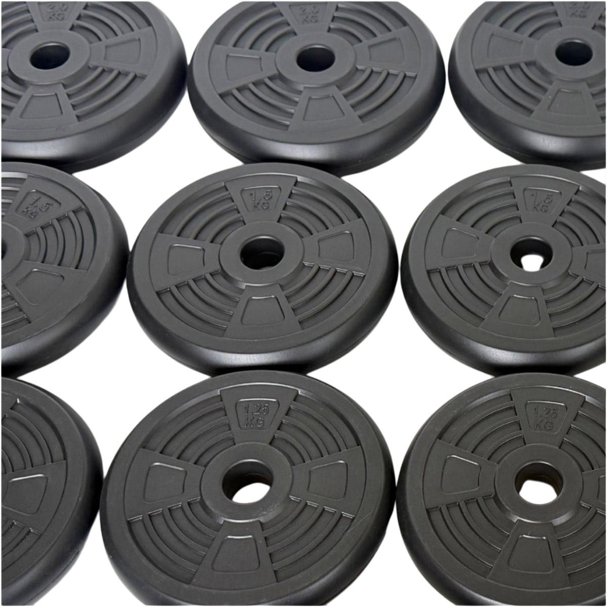 ASG 20 kg Vægtsæt BLACK-PET