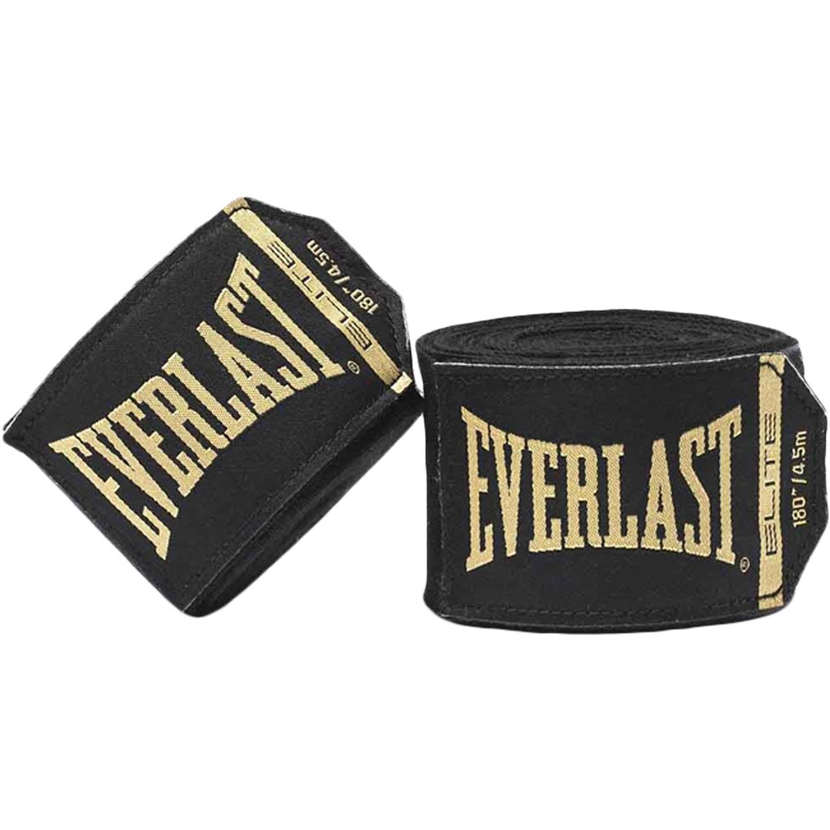 EVERLAST Elite 457 cm Hand Wraps Black
