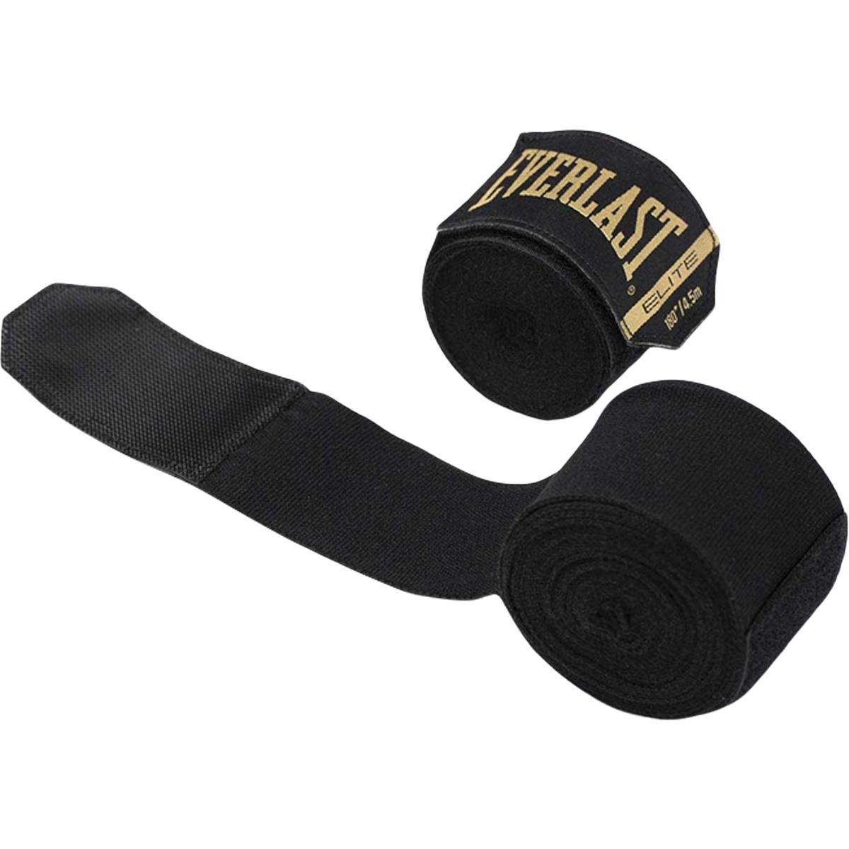 EVERLAST Elite 457 cm Hand Wraps Black