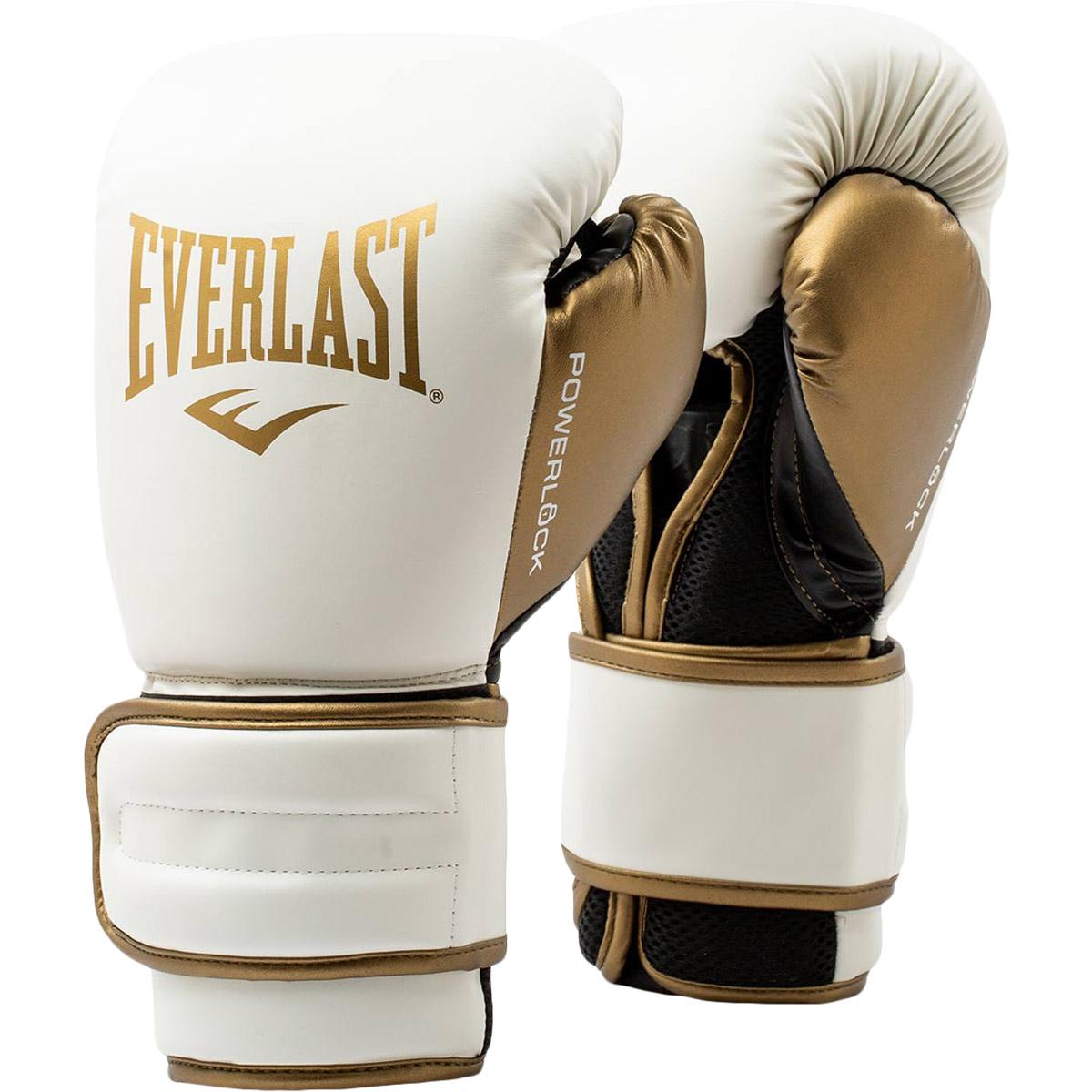 EVERLAST Powerlock 2r Training Boksehandsker White/gold