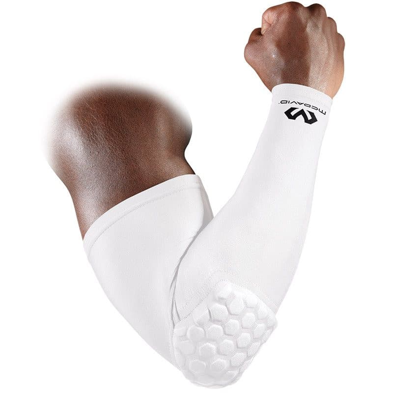 McDavid Hex Shooter Kompressionsærme M/Pude White