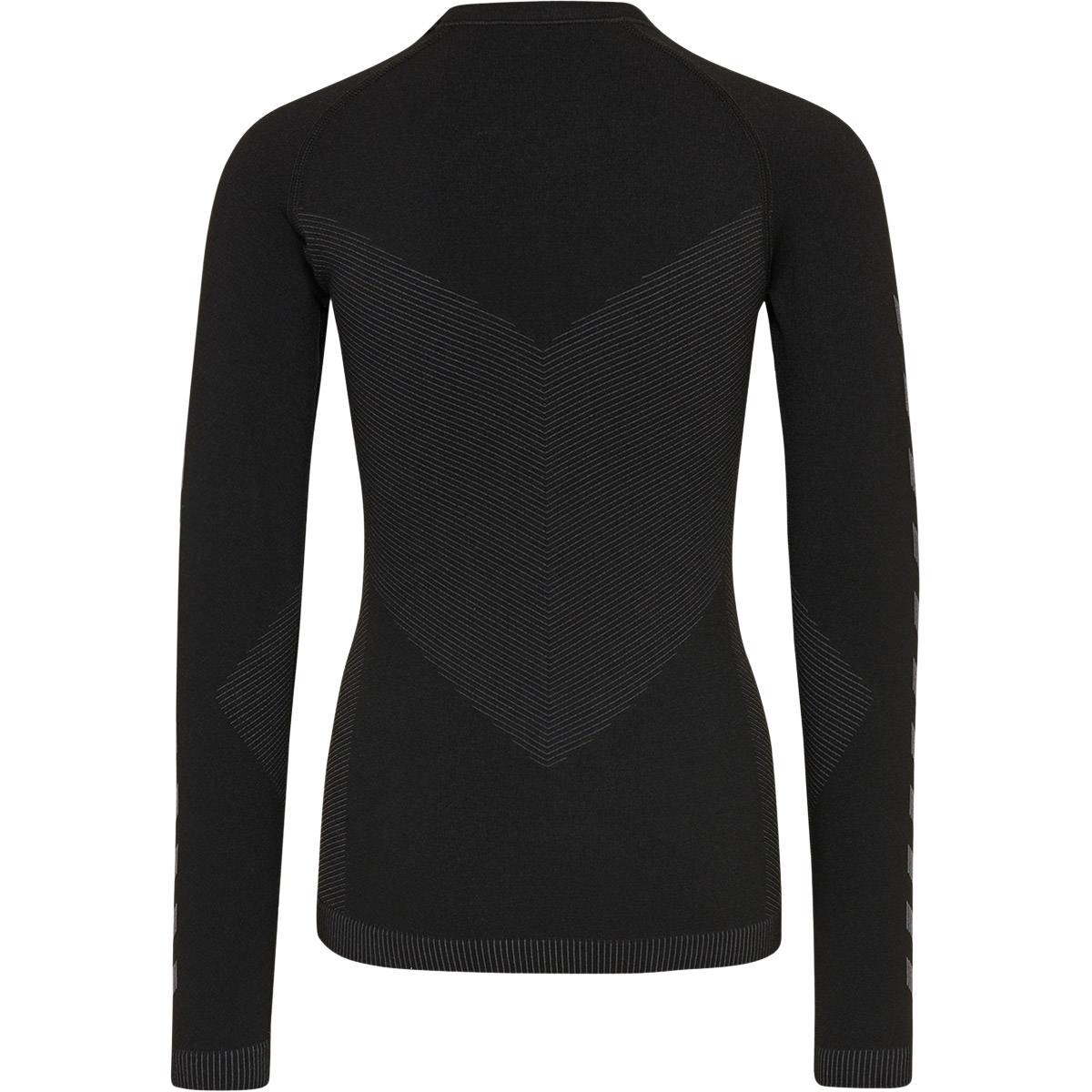 hummel First Seamless Baselayer Treningstrøye Barn BLACK