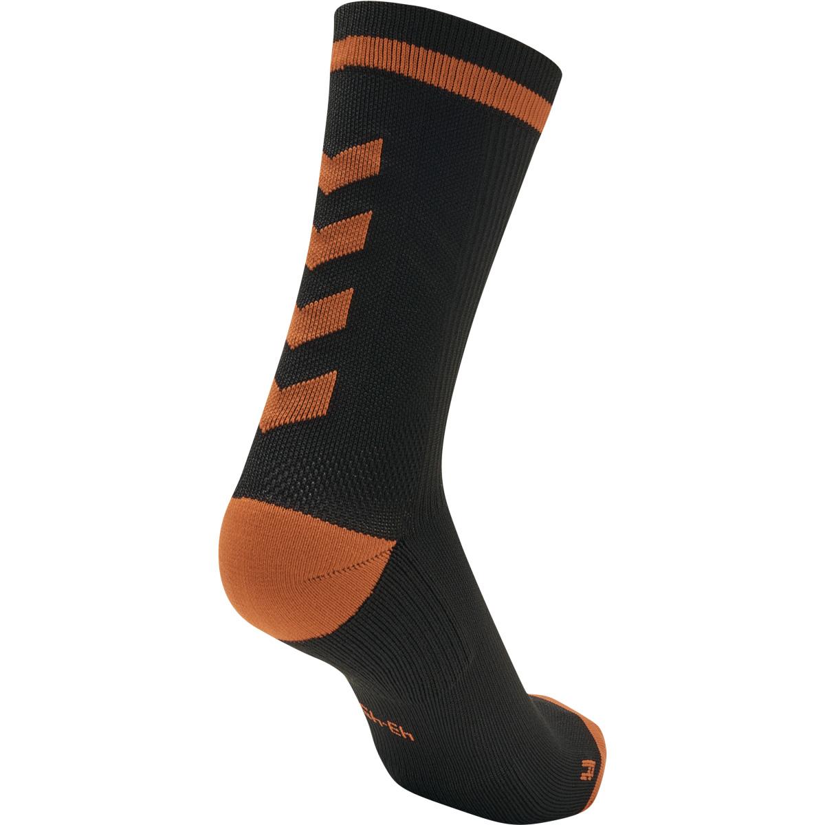 hummel Elite Low Indoor Sportsstrømper BLACK/ORANGE TIGER