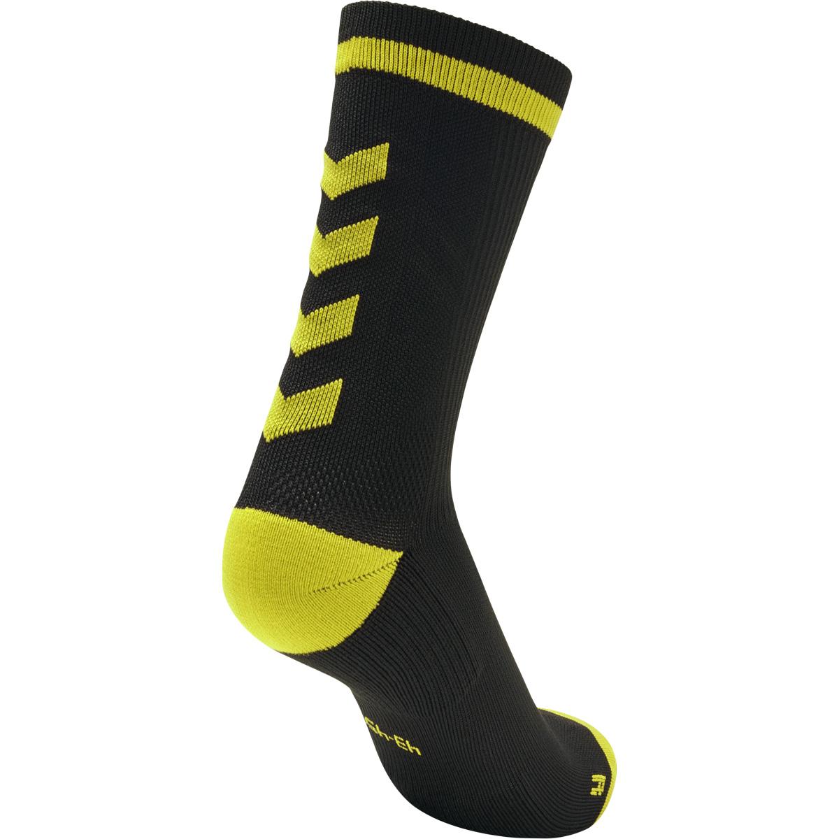 hummel Elite Low Indoor Sportsstrømper BLACK/BLAZING YELLOW