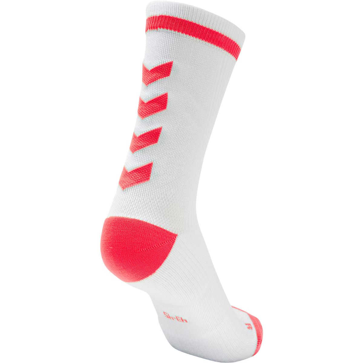 hummel Elite Low Indoor Sportsstrømper WHITE/DIVA PINK
