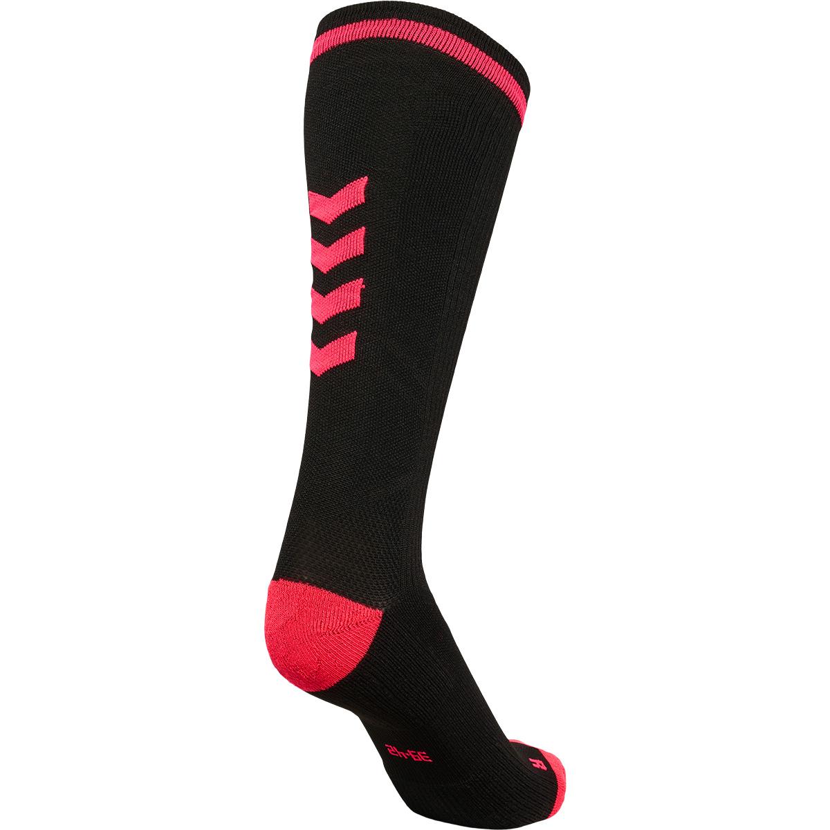 hummel Elite High Indoor Sportsstrømper BLACK/DIVA PINK