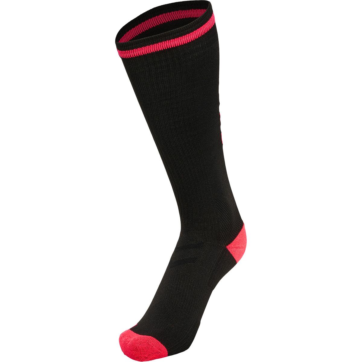 hummel Elite High Indoor Sportsstrømper BLACK/DIVA PINK