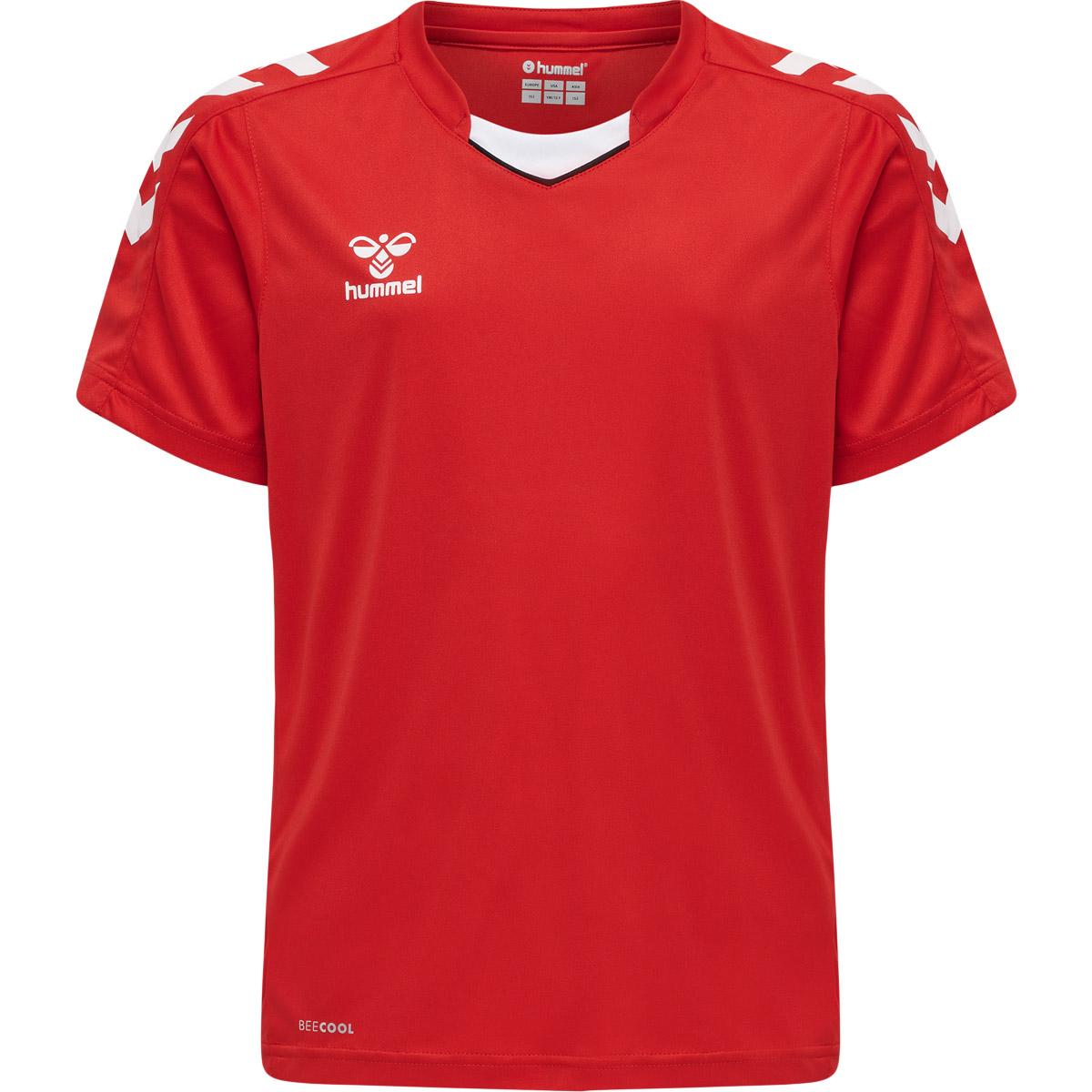 hummel Core XK Poly Trenings T-skjorte Barn TRUE RED