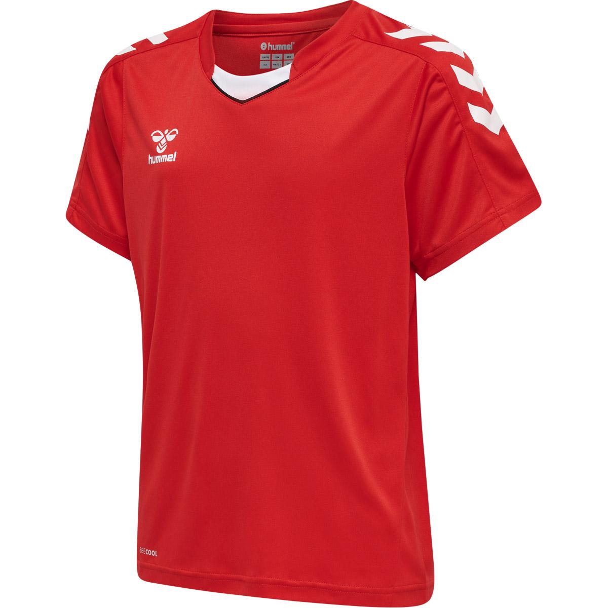 hummel Core XK Poly Trenings T-skjorte Barn TRUE RED