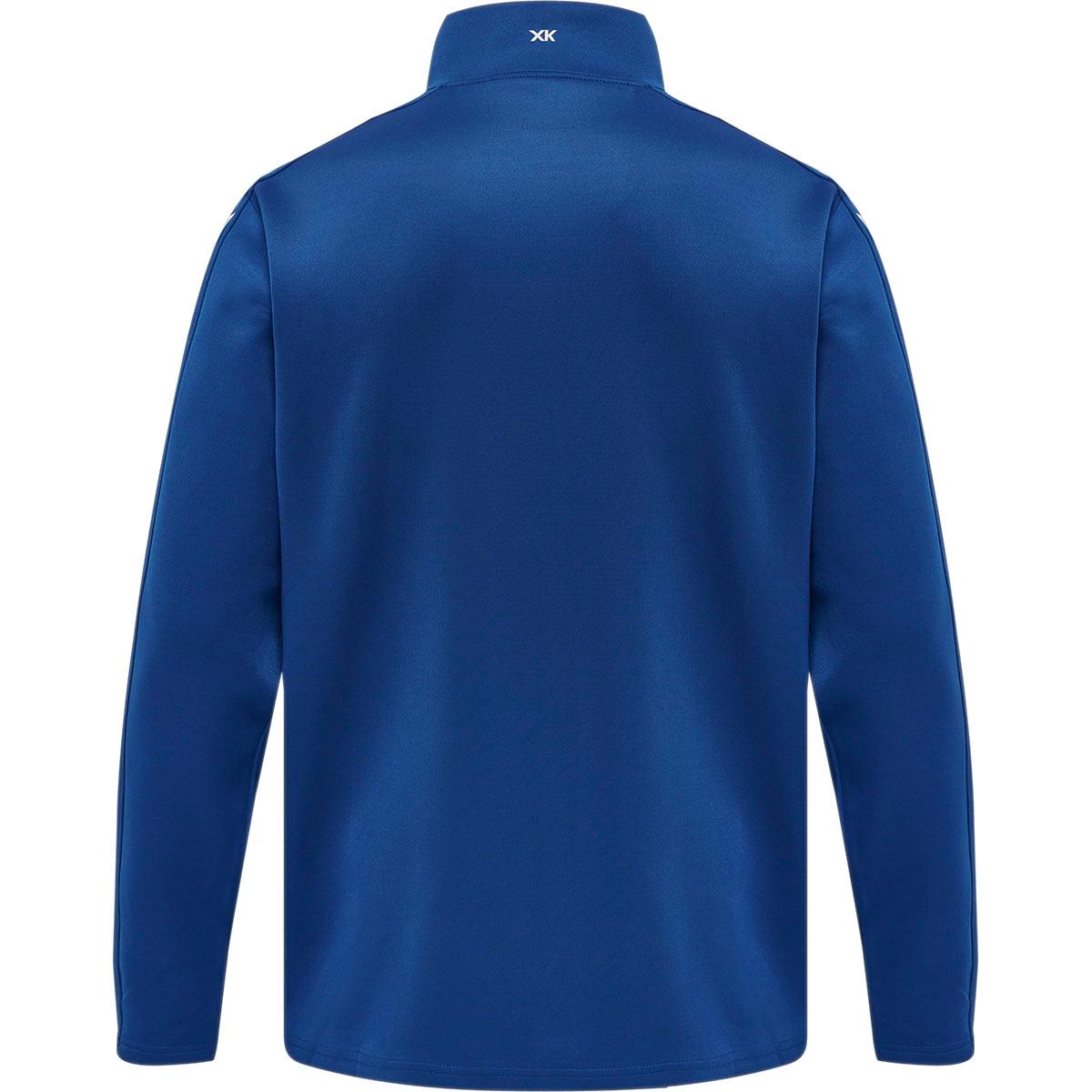 hummel Core XK Poly Full Zip Treningsgenser Herre TRUE BLUE