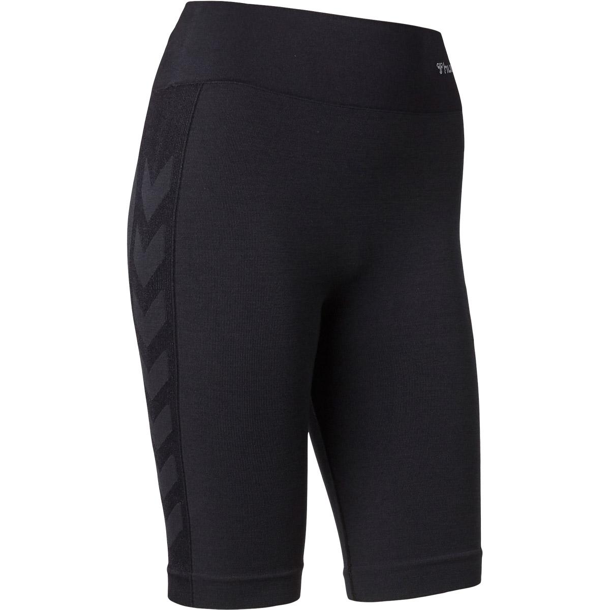 hummel Clea Seamless Korte Træningstights Dame BLACK MELANGE