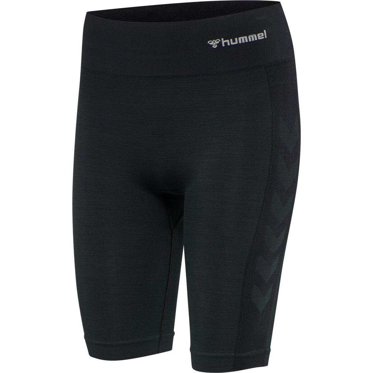 hummel Clea Seamless Korte Træningstights Dame BLACK MELANGE