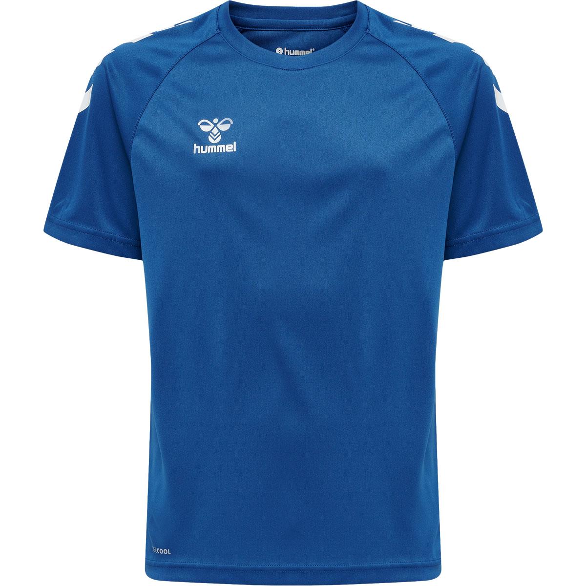 hummel Core XK Poly Trenings T-skjorte Barn TRUE BLUE