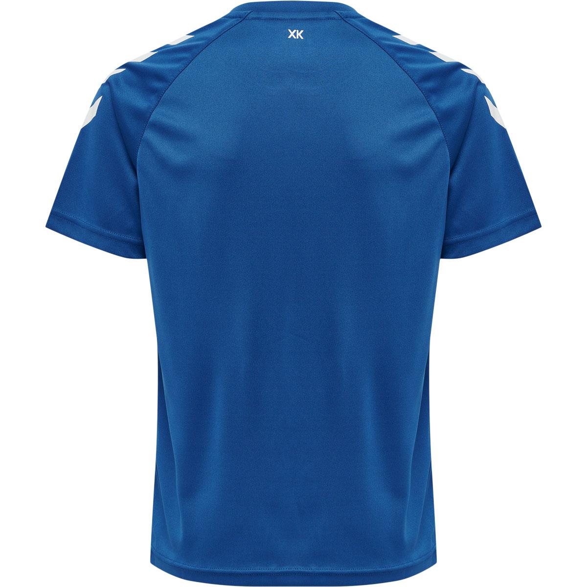 hummel Core XK Poly Trenings T-skjorte Barn TRUE BLUE