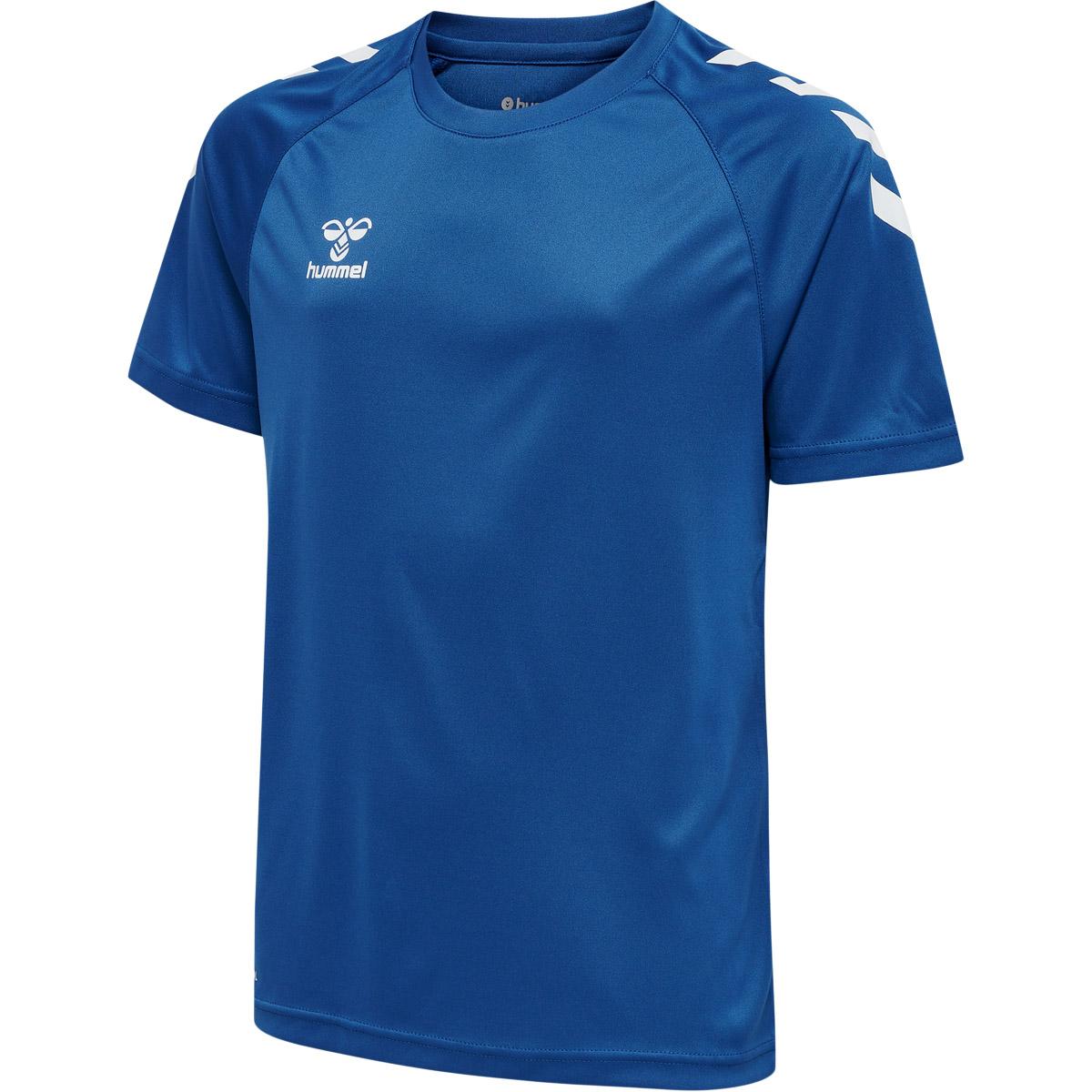 hummel Core XK Poly Trenings T-skjorte Barn TRUE BLUE