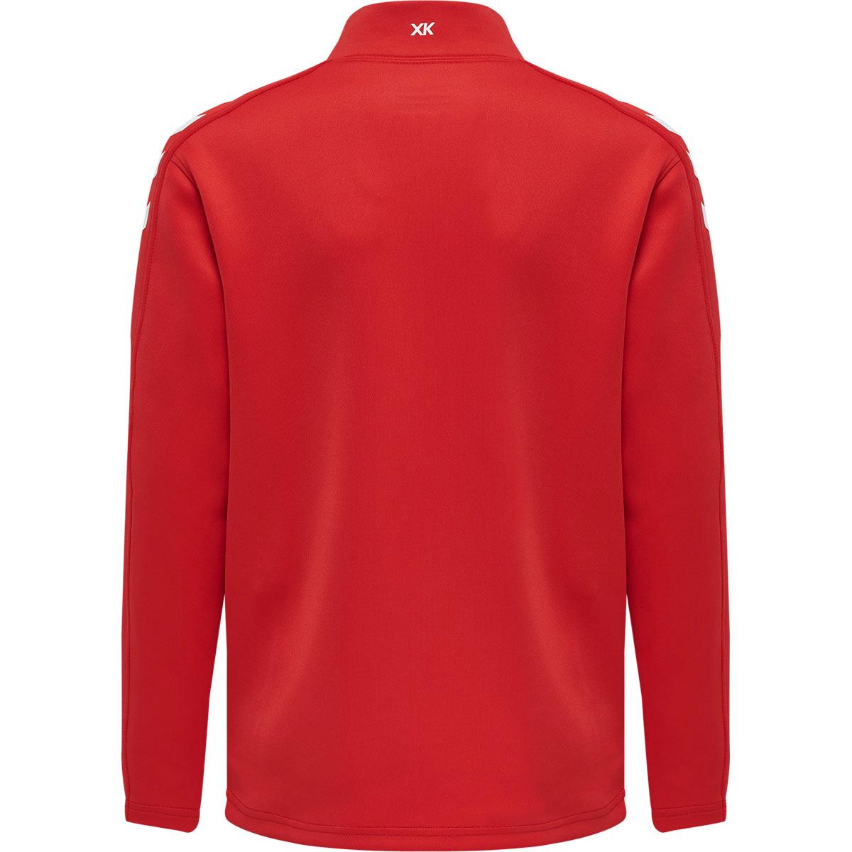 hummel Core XK Poly Full Zip Treningsgenser Barn TRUE RED