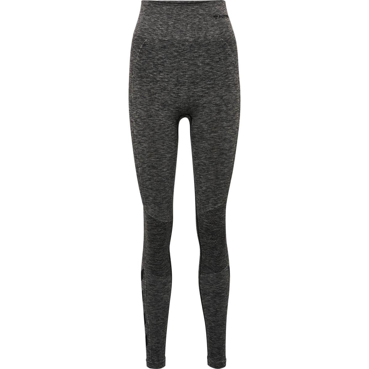 hummel Cana Seamless High Waist Træningstights Dame BLACK MELANGE
