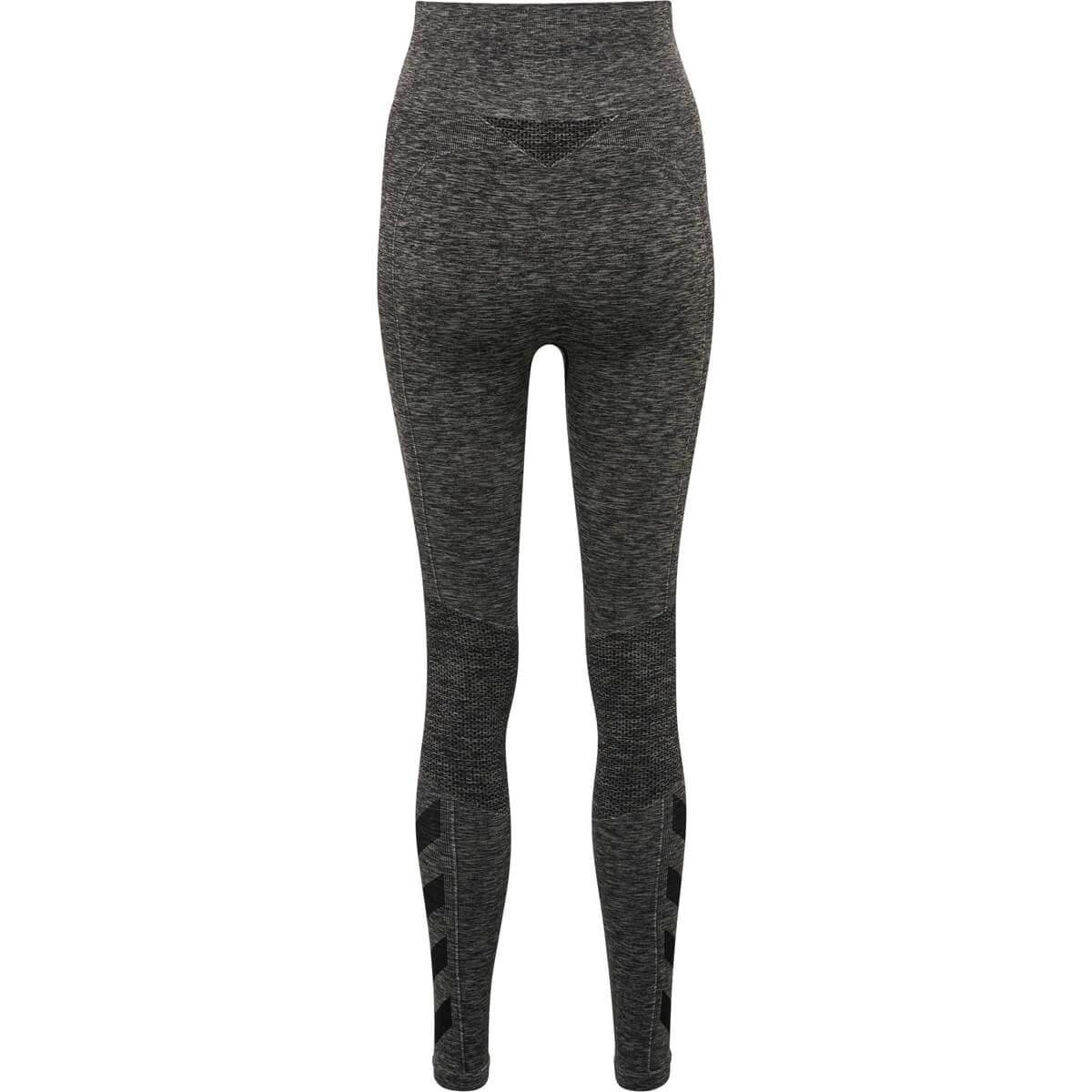 hummel Cana Seamless High Waist Træningstights Dame BLACK MELANGE