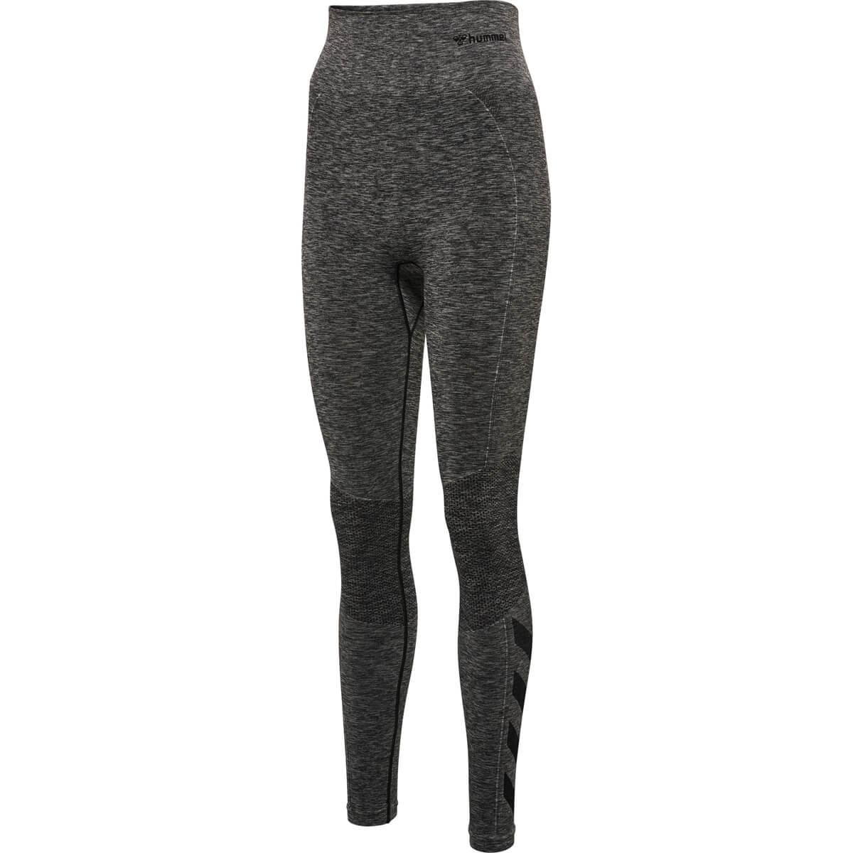 hummel Cana Seamless High Waist Træningstights Dame BLACK MELANGE