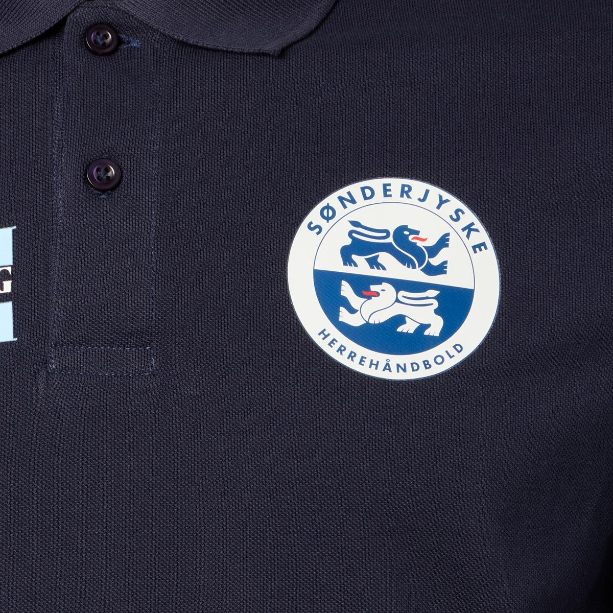 Sønderjyske Herrehåndbold Fan Polo T-skjorte Navy
