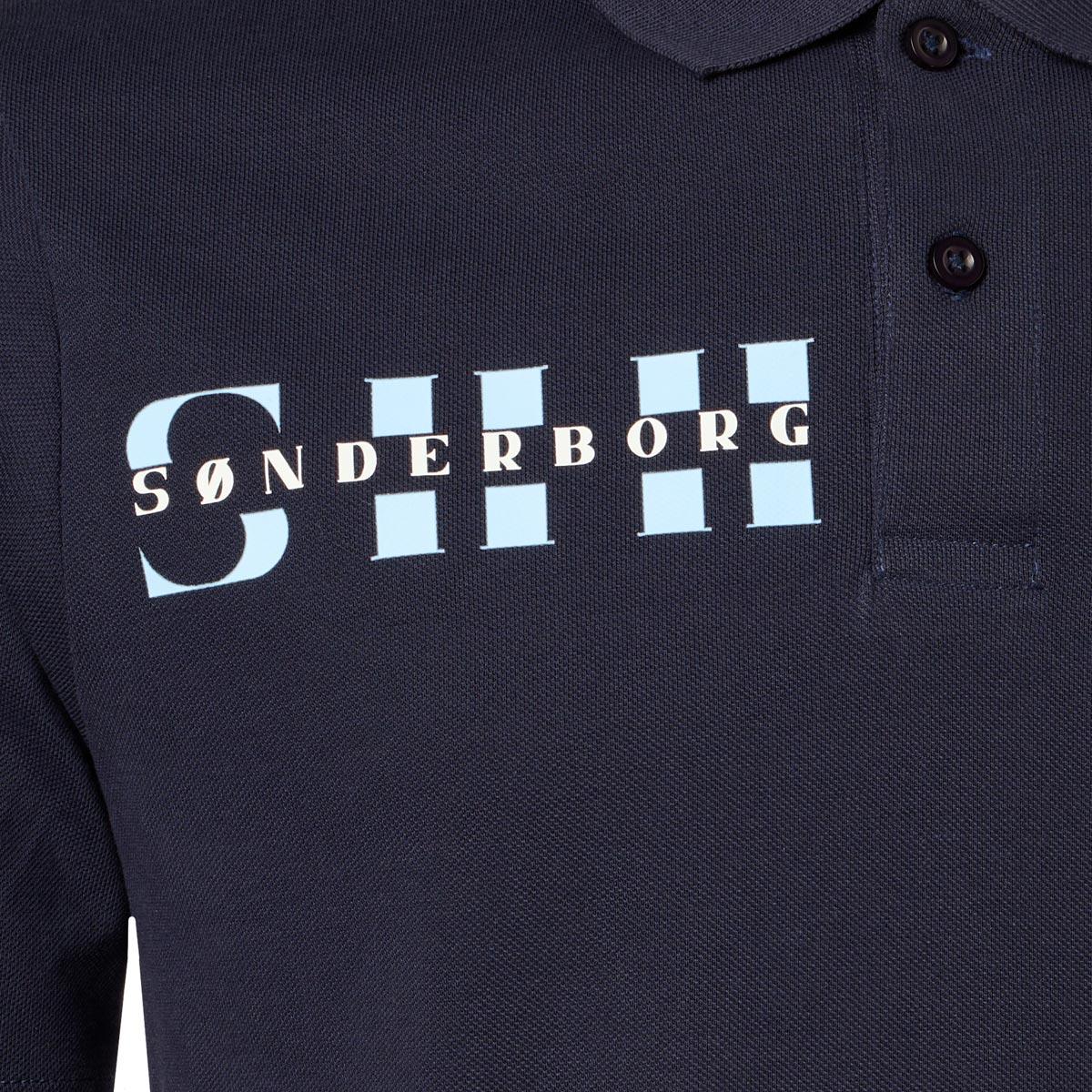 Sønderjyske Herrehåndbold Fan Polo T-skjorte Navy