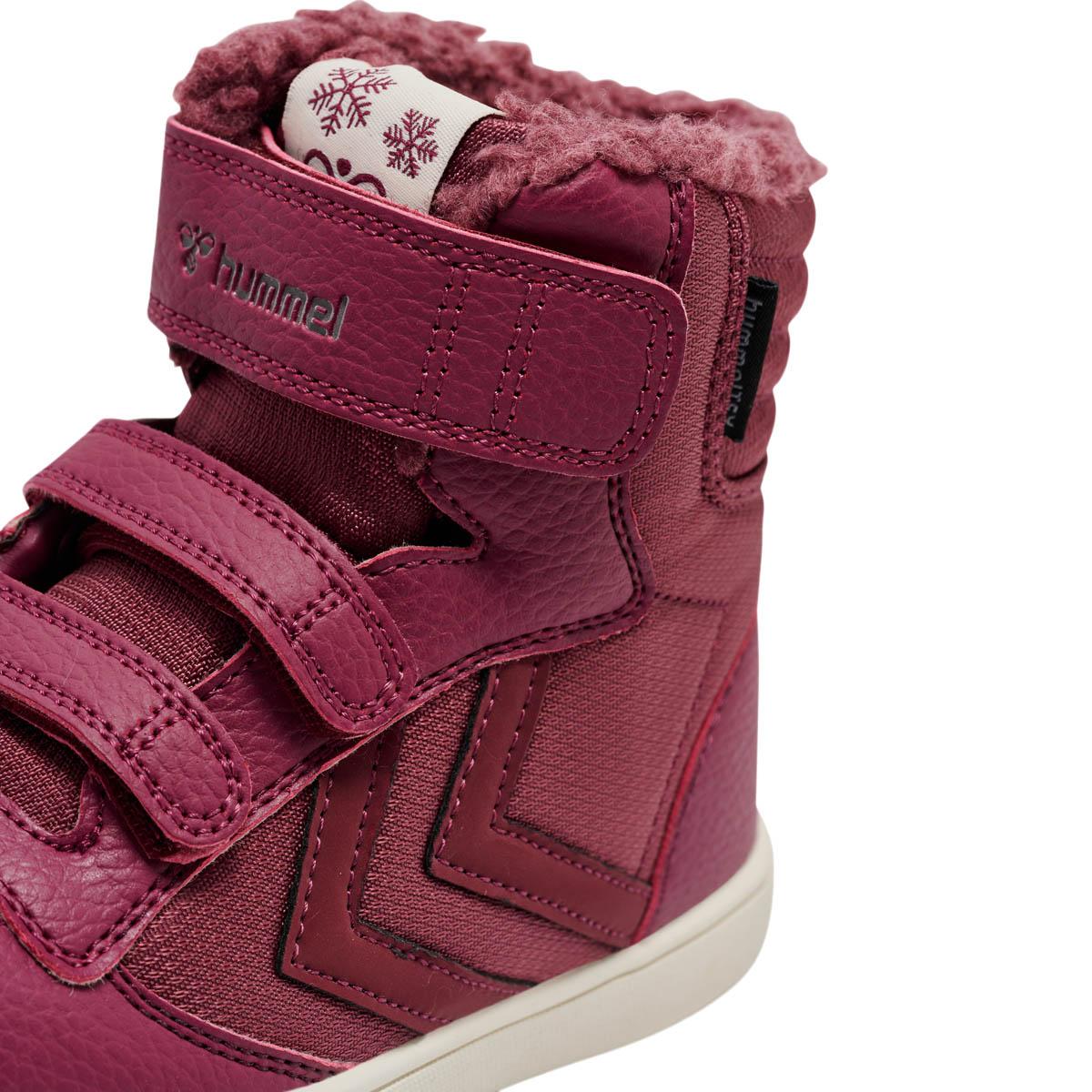 hummel Stadil Super Poly Velcro Vinterstøvler Børn HAWTHORN ROSE