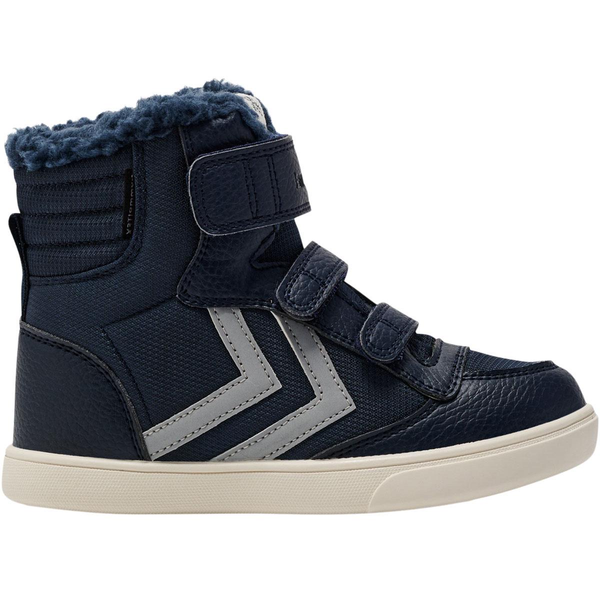 hummel Stadil Super Poly Velcro Vinterstøvler Børn BLACK IRIS/SILVER