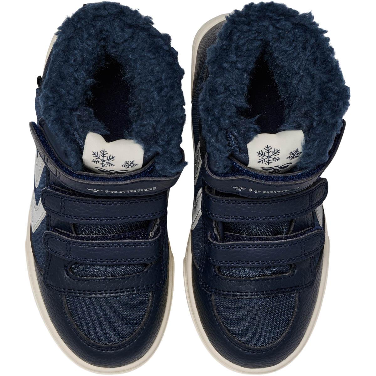 hummel Stadil Super Poly Velcro Vinterstøvler Børn BLACK IRIS/SILVER