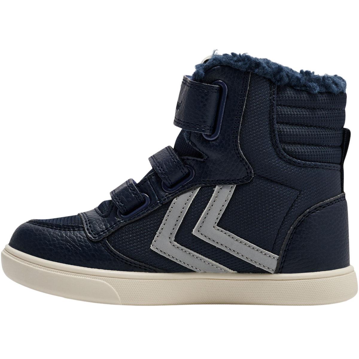 hummel Stadil Super Poly Velcro Vinterstøvler Børn BLACK IRIS/SILVER