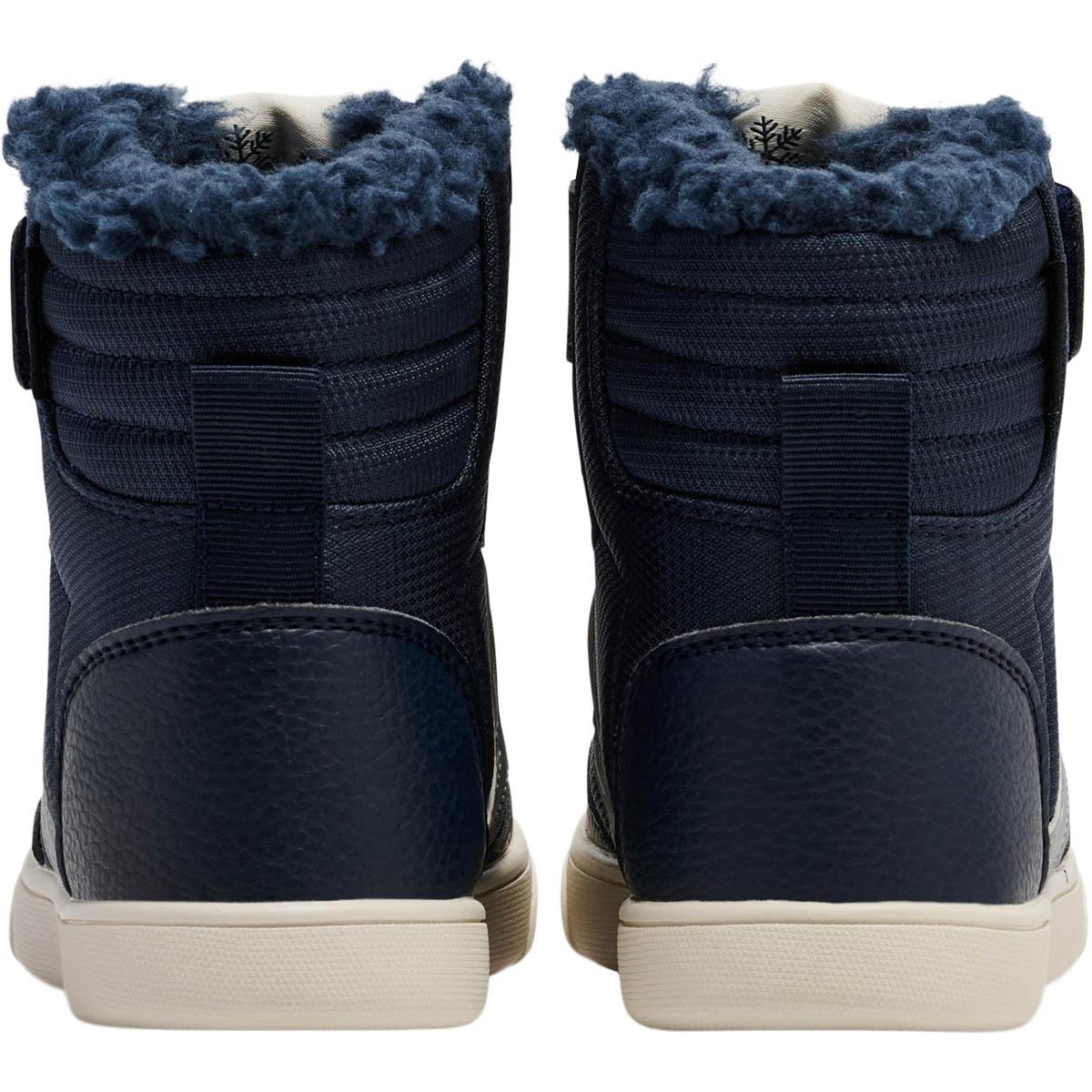 hummel Stadil Super Poly Velcro Vinterstøvler Børn BLACK IRIS/SILVER