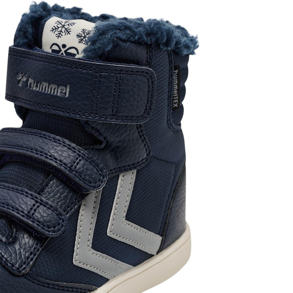 hummel Stadil Super Poly Velcro Vinterstøvler Børn BLACK IRIS/SILVER
