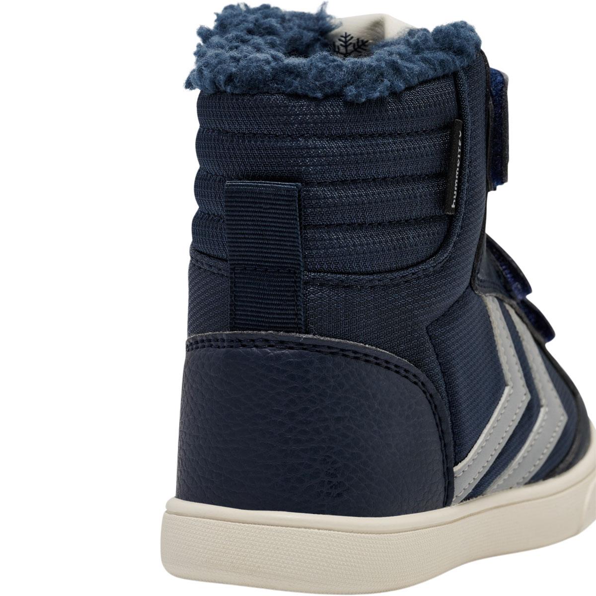 hummel Stadil Super Poly Velcro Vinterstøvler Børn BLACK IRIS/SILVER