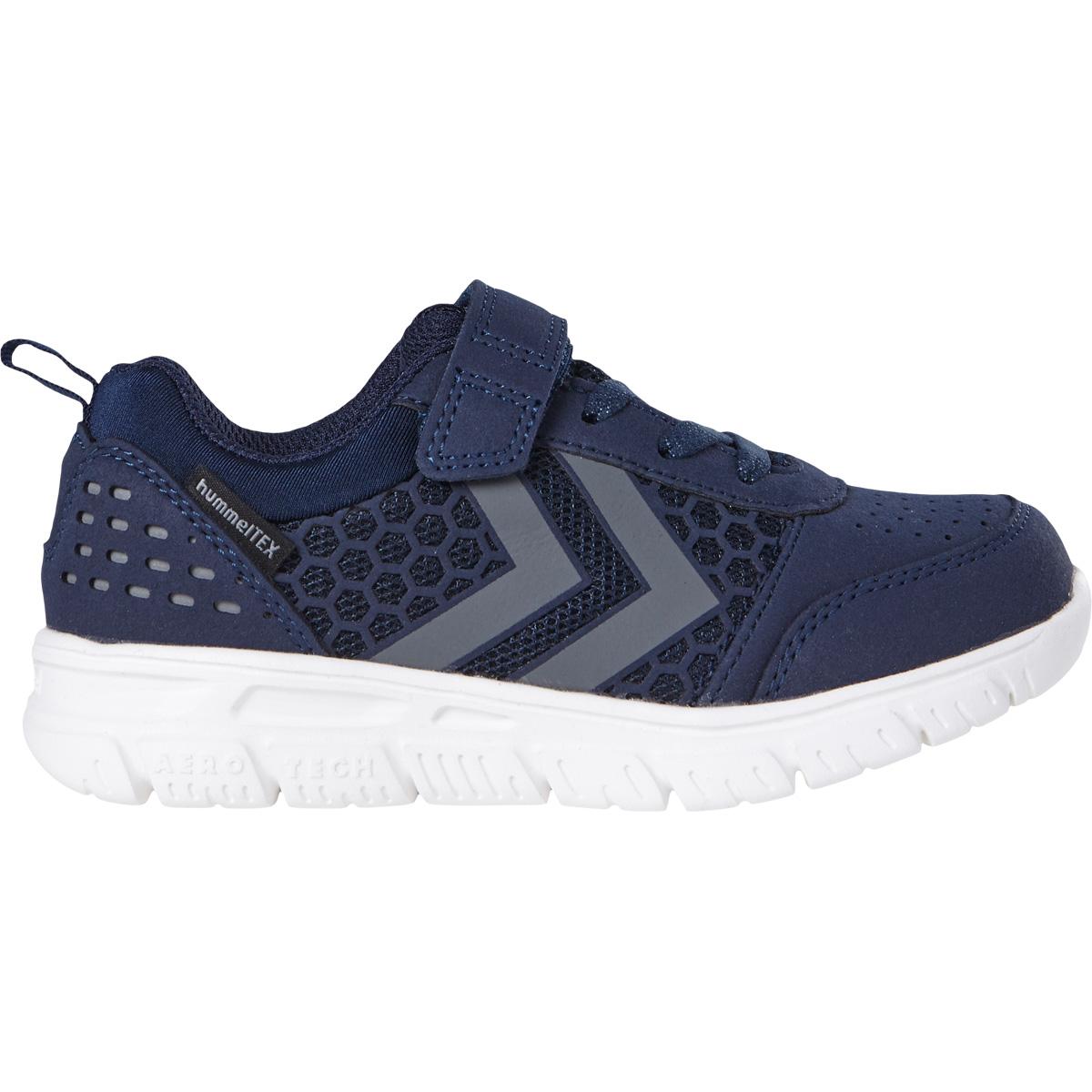 hummel Crosslite Dot 4 Tex Velcro Sneakers Børn BLACK IRIS