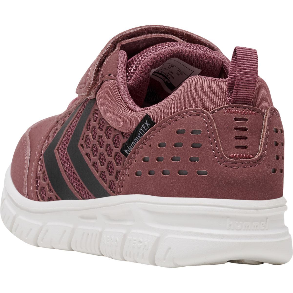 hummel Crosslite Dot 4 Tex Velcro Sneakers Børn ROSE