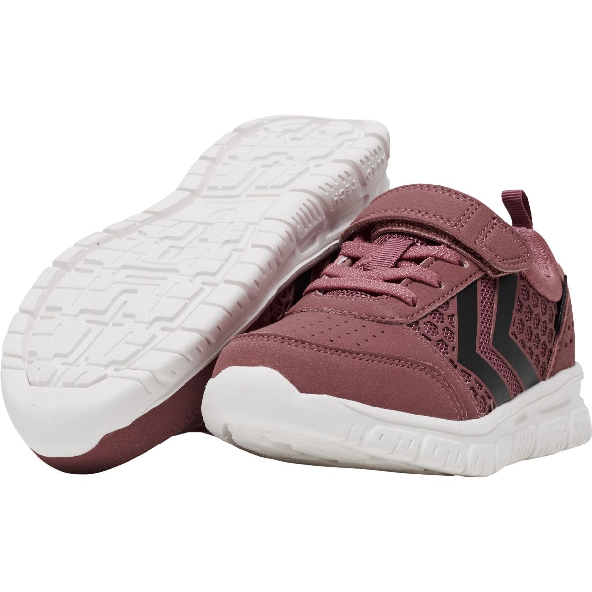 hummel Crosslite Dot 4 Tex Velcro Sneakers Børn ROSE