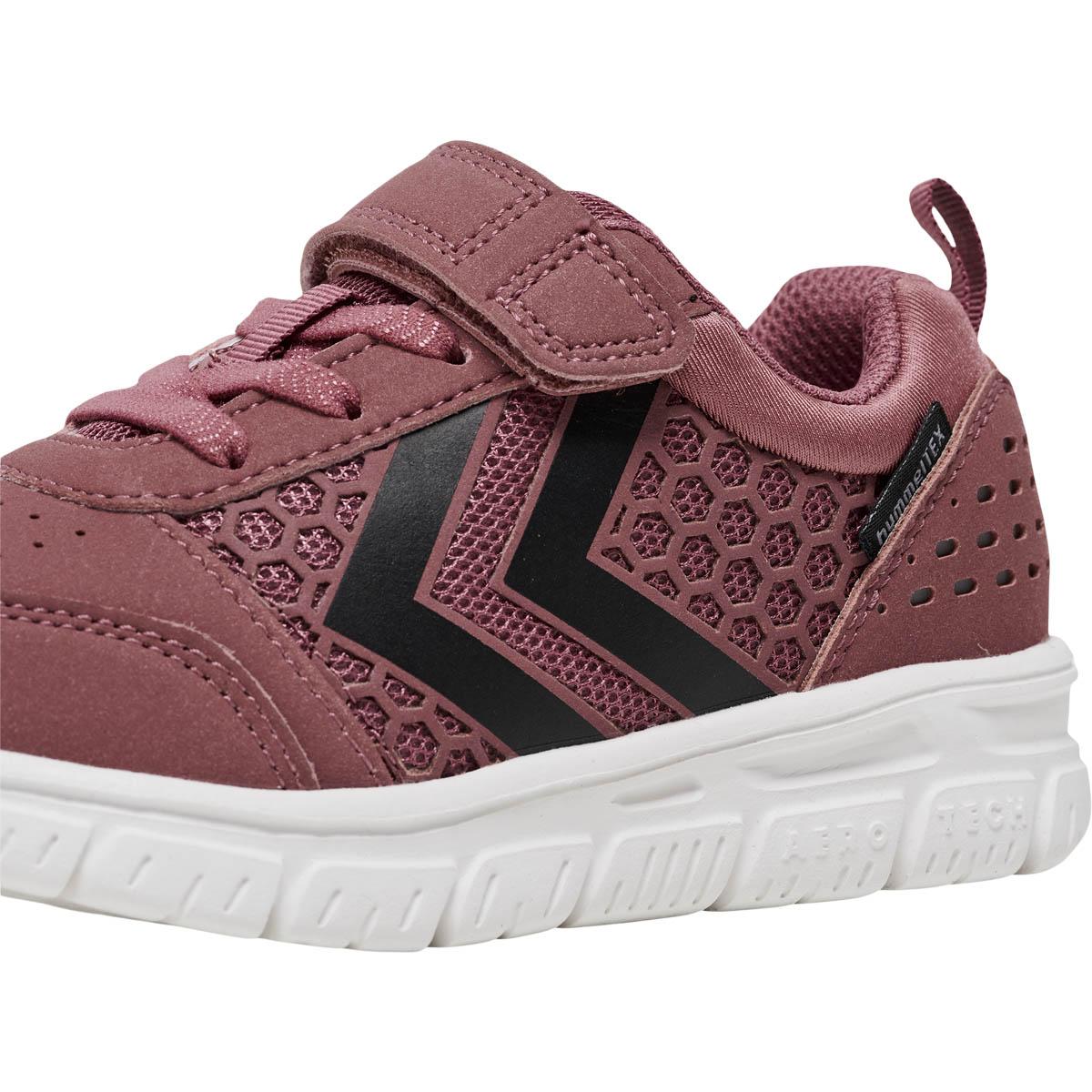 hummel Crosslite Dot 4 Tex Velcro Sneakers Børn ROSE