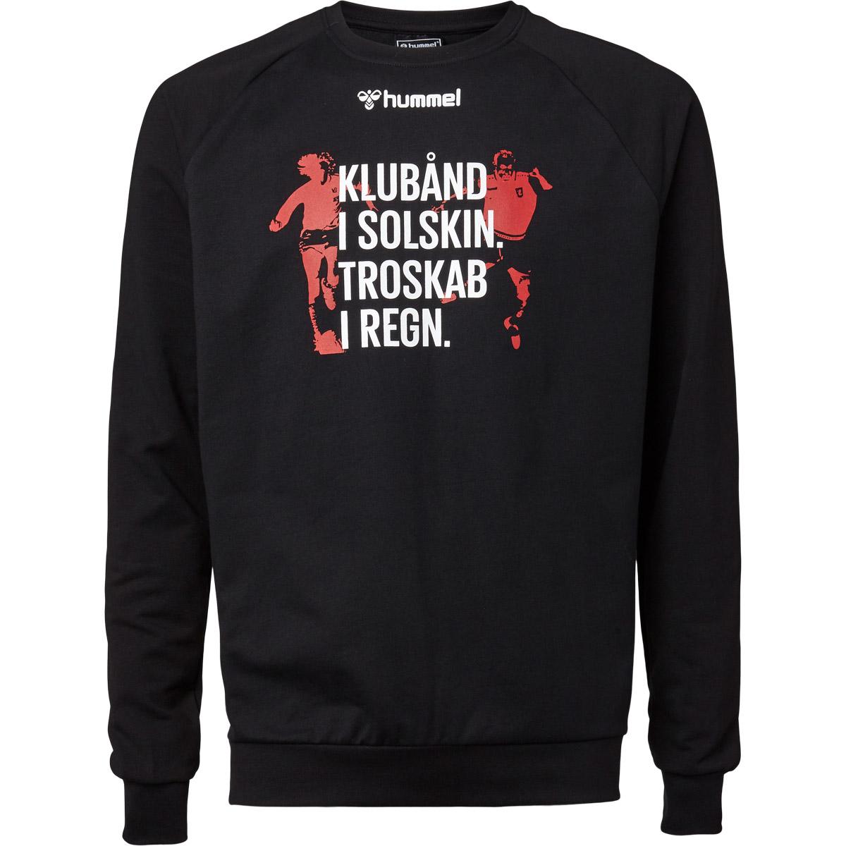 Vejle Boldklub Fan Slogan Sweatshirt BLACK