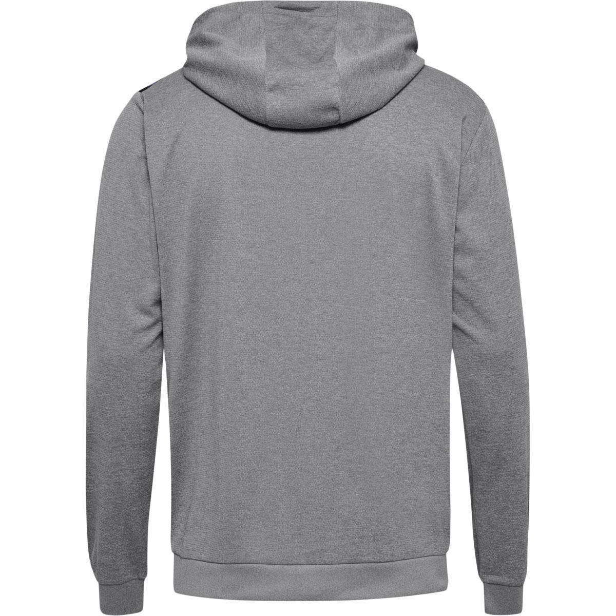 hummel Authentic Poly Full Zip Hættetrøje Herre GREY MELANGE