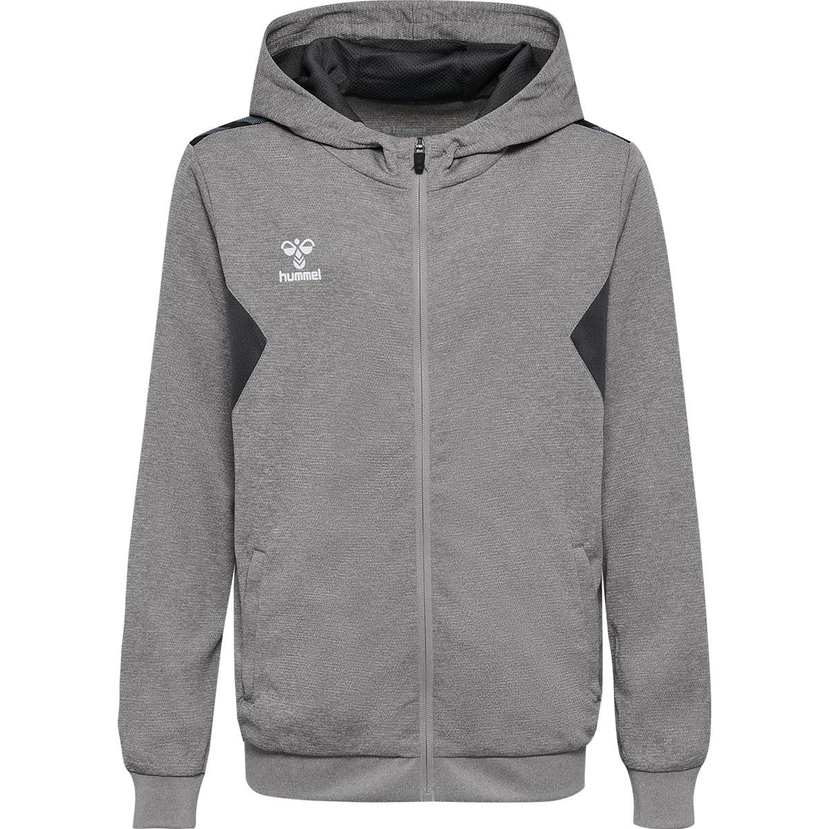 hummel Authentic Full Zip Hættetrøje Børn GREY MELANGE