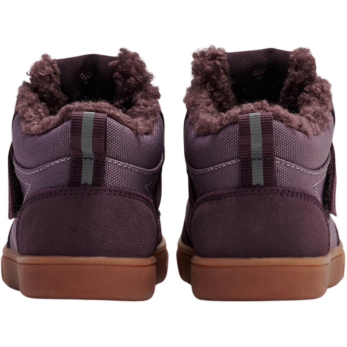 hummel Stadil I Velcro Vinterstøvler Børn BLACK PLUM
